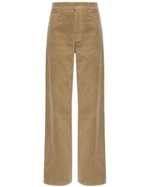 A.P.C. Pantalones De Pana Con Cierre De Botón - Neutro