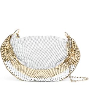 Madison Maison Raquel Mesh Crossbody Bag - White