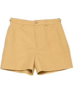 Acne Studios Logo-Patch Shorts - Natural