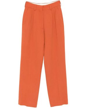 Blazé Milano Pantalones rectos con pinzas - Naranja