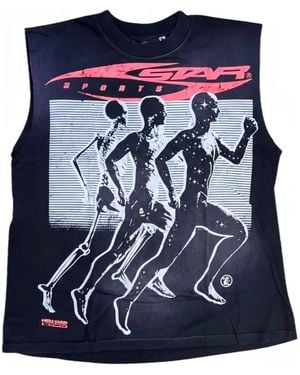 HELLSTAR Marathon Sleeveless Tank Top - Blue