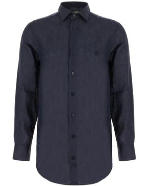 Etro Classic 100% Cotton Shirt - Blue