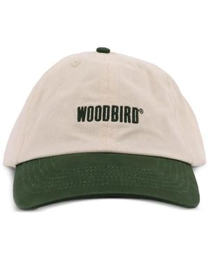 Woodbird Wbcore Logo-Embroidered Twill Cap - Green