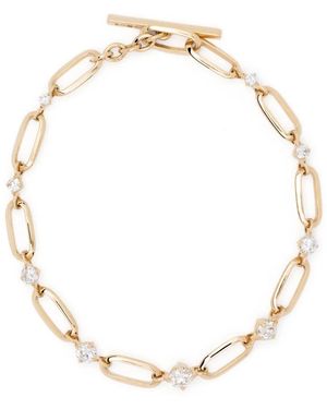 Lizzie Mandler 18Kt Diamond Link Bracelet - White