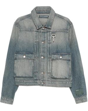 Reese Cooper Pocket Denim Jacket - Blue