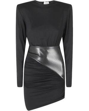 ANDAMANE Ursula Ruched Mini Dress - Black
