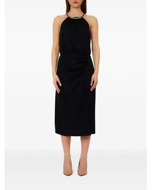 Liu Jo Embellished Midi Dress - Black