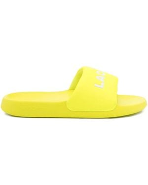Lacoste Serve Slides - Yellow