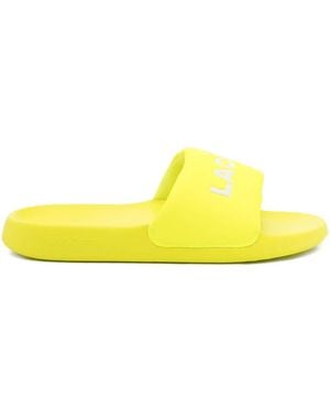 Lacoste Serve Slides - Yellow