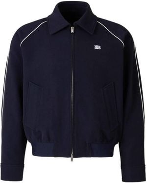 Wales Bonner Collared Jacket - Blue