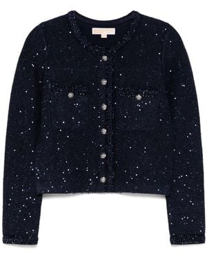 MICHAEL Michael Kors Metallic Gebreid Jack - Blauw