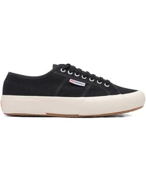 Superga Lace-Up Canvas Trainers - Black