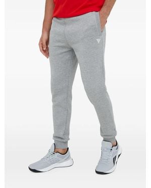 Guess Pantalones De Chándal Con Parche Del Logo - Gris
