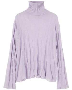 RETORI Turtleneck Sweater - Purple