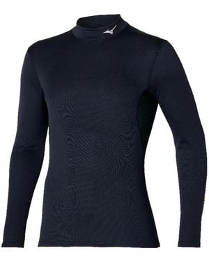 Mizuno Langarmshirt Mit Stehkragen - Blau