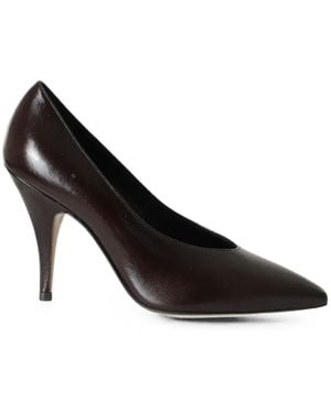 3Juin Pumps Mit Spitzer Kappe - Schwarz
