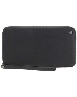 Gianni Chiarini Zip Leather Wallet - Black