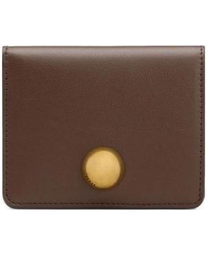 Ami Paris Carrousel Leather Wallet - Brown