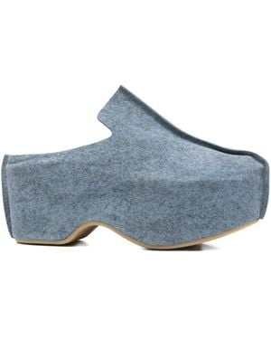 JW Anderson 75Mm Platform Clogs - Blue
