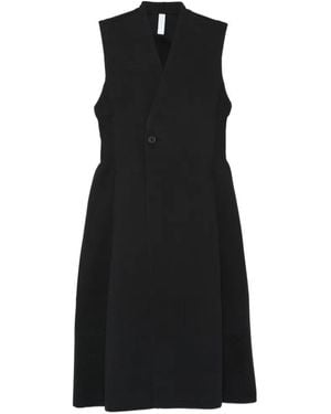 CFCL Chaleco Largo Con Botones - Negro