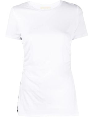 MICHAEL Michael Kors Ruched T-Shirt - White