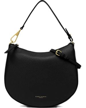 Gianni Chiarini Brooke Zip-top Shoulder Bag - Black