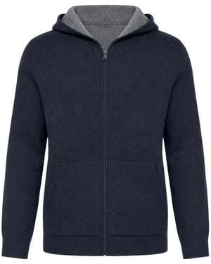 Ecoalf Otu Zip-Up Hoodie - Blue