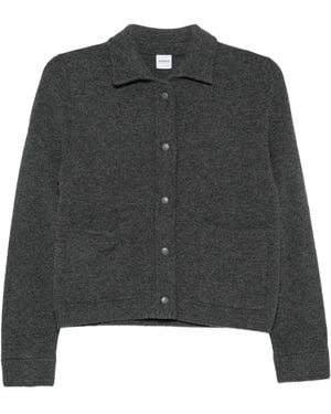 Aspesi Button-Up Collared Cardigan - Black