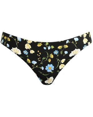 Seafolly Floral Bikini Bottom - Black