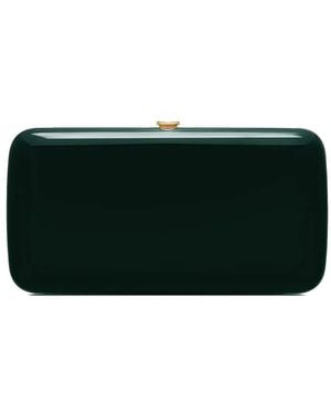 Jeffrey Levinson Finley Boxy Design Clutch - Black