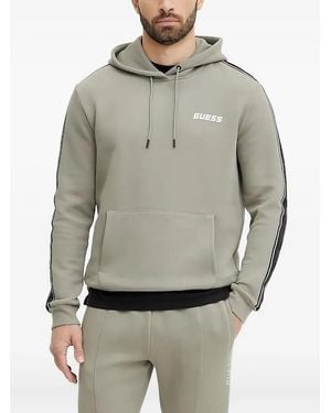 Guess Felpa Con Cappuccio - Grigio