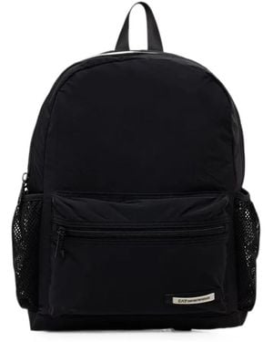 EA7 City Logo-Patch Backpack - Black
