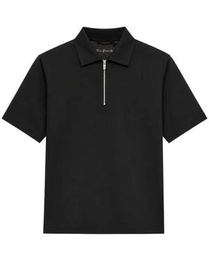 Tombolini Quarter-Zip Polo Shirt - Black