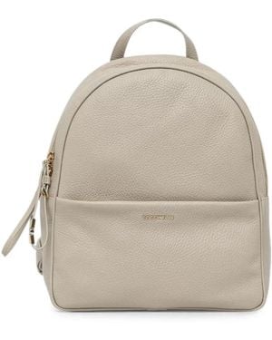 Coccinelle Nory Grained Leather Backpack - Natural