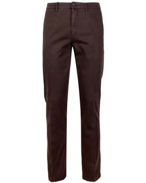 Siviglia Straight-Leg Chino Trousers - Brown