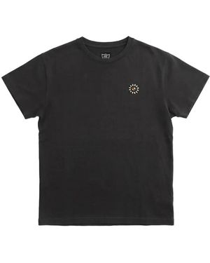 HTC Stud-Embellished Flower T-Shirt - Black
