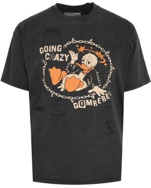 DOMREBEL Graphic-Print T-Shirt - Black