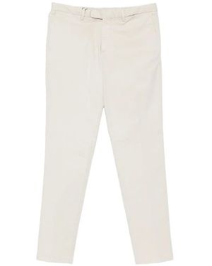 Boglioli Cotton Blend Trousers - White