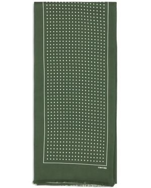 Tom Ford Polka-Dot Scarf - Groen