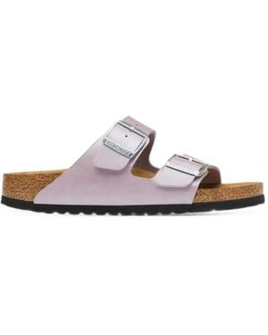 Birkenstock Arizona Buckle-Fastening Sandals - White