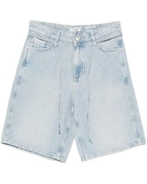 Marc O' Polo Jonnda Tie-Fastening Denim Shorts - Blue