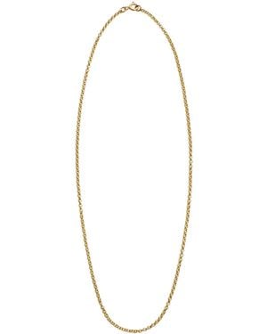 BY PARIAH 14Kt Belcher Gelbgoldhalskette Mit Karneol - Mettallic