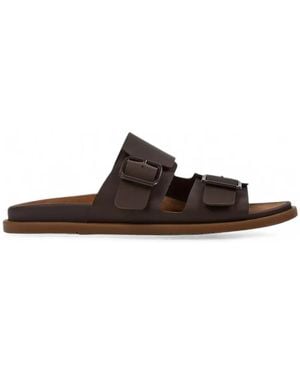 Camper Lluc Buckle-Strap Sandals - Brown