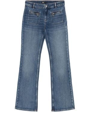 Maje Zip-Pocket Jeans - Blue