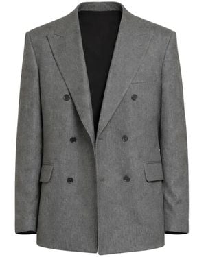 Department 5 Double-Breasted Blazer - Grey