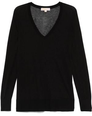 MICHAEL Michael Kors Cotton Blended Jumper - Black