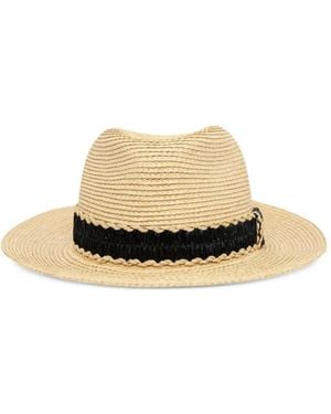 Twinset Woven Feodora Hat - Natural