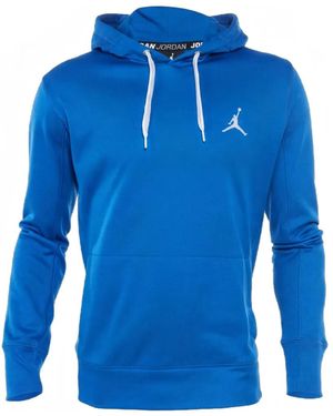 Nike Jumpman-Embroidery Hoodie - Blue