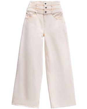 Viktor & Rolf Multi-Layered Jeans - White