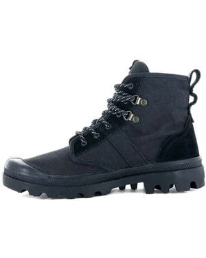 Palladium Pallabrouse Lace-Up Hiking Boots - Blue